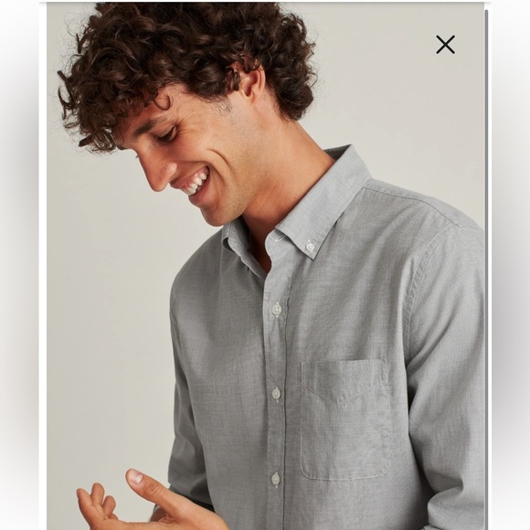 Bonobos Slim Fit Washed End On End Stretch Button-Down Shirt. Size XL - Picture 2 of 5